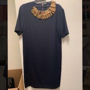 DKNY dress with gold